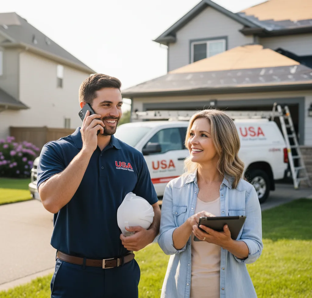 USA Roof Repair Experts customer support in Mechanic Falls